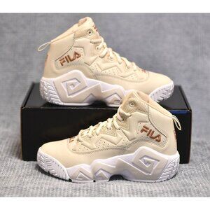 New! Size 6 Men/7.5 Women | FILA MB JAMAL MASHBURN RETRO BASKETBALL | Beige/Cork